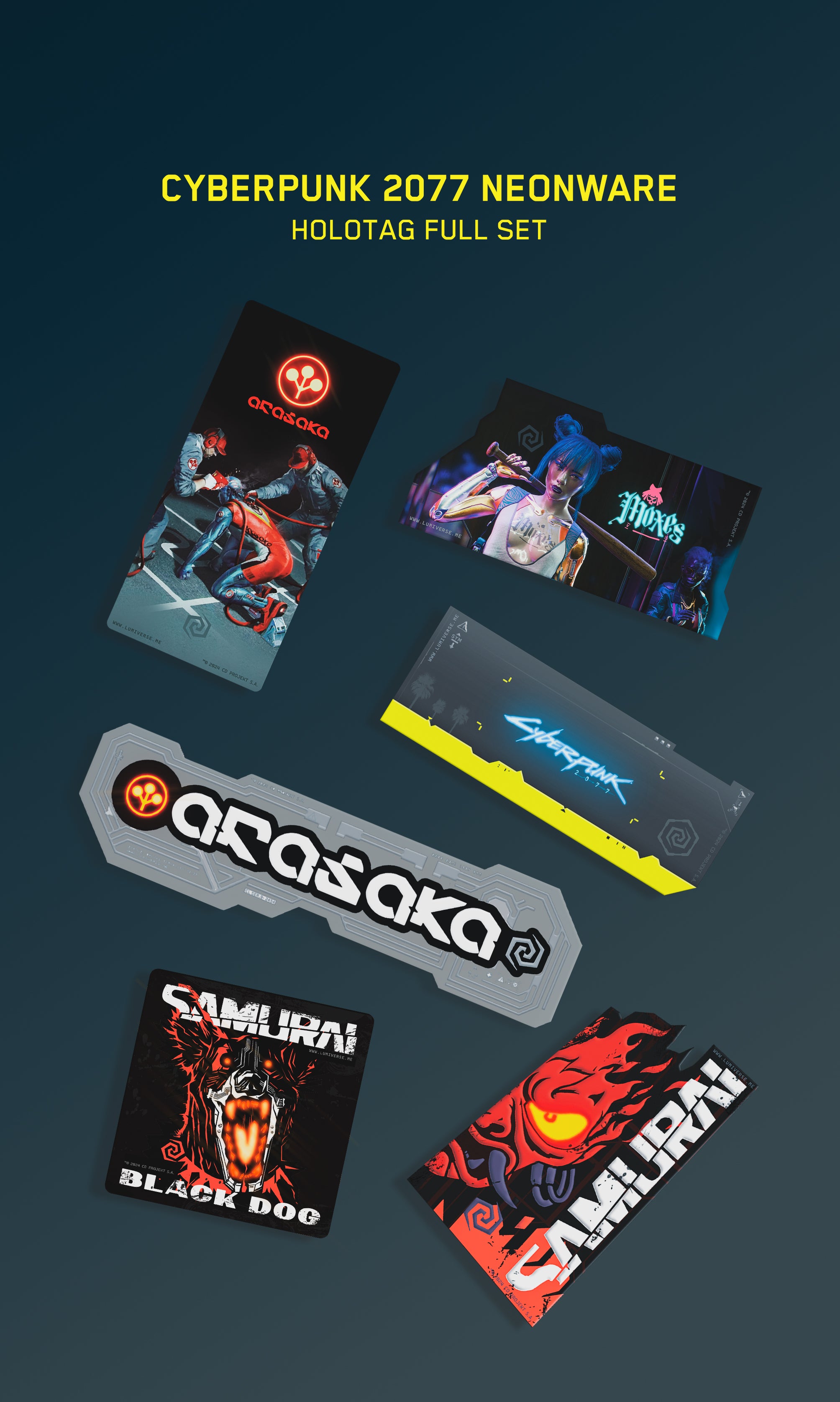 CYBERPUNK 2077 NEONWARE FULL SET 💫 ENTIRE COLLECTION 💫 [GET 6, PAY FOR ...